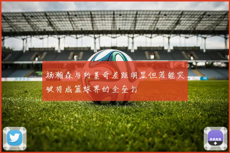 杨瀚森与约基奇差距明显但若能突破将成篮球界的全垒打
